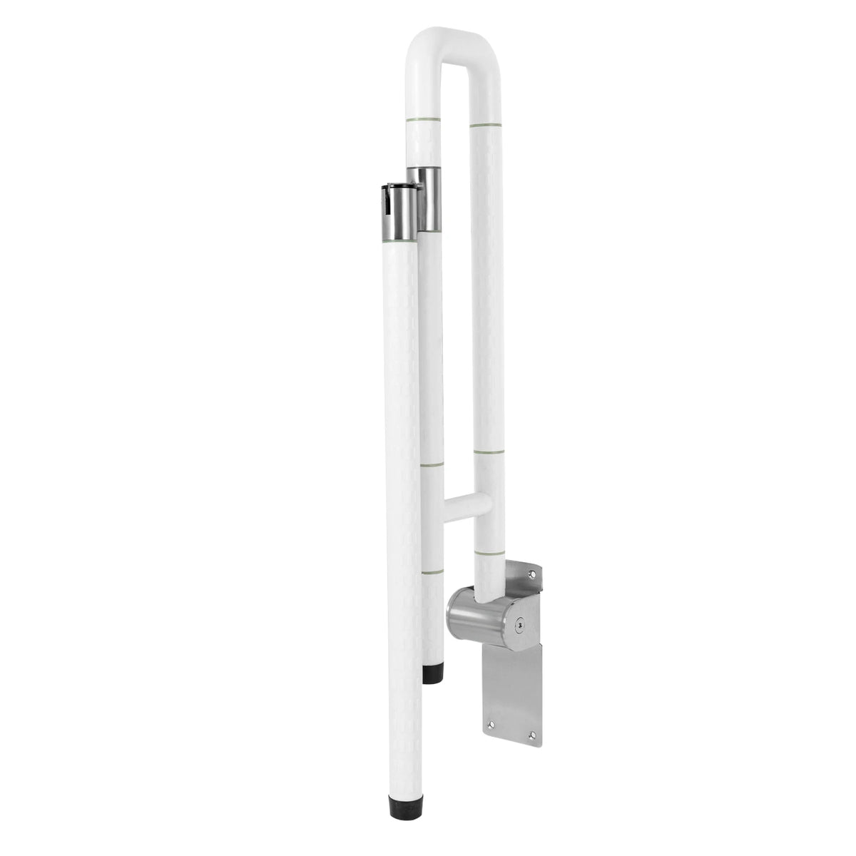 Foldable Metal Toilet Grab Bar With Non Slip Handrail Support