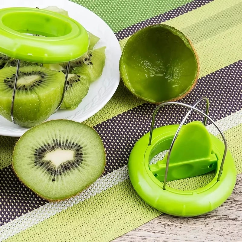 Stainless Steel Kiwi Peeler And Fruit Slicing Kitchen Tool
