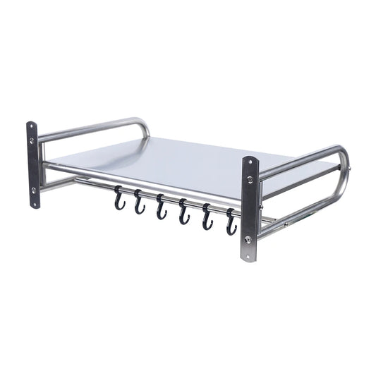 Wall Mounted Stainless Steel Microwave Oven Kitchen Shelf