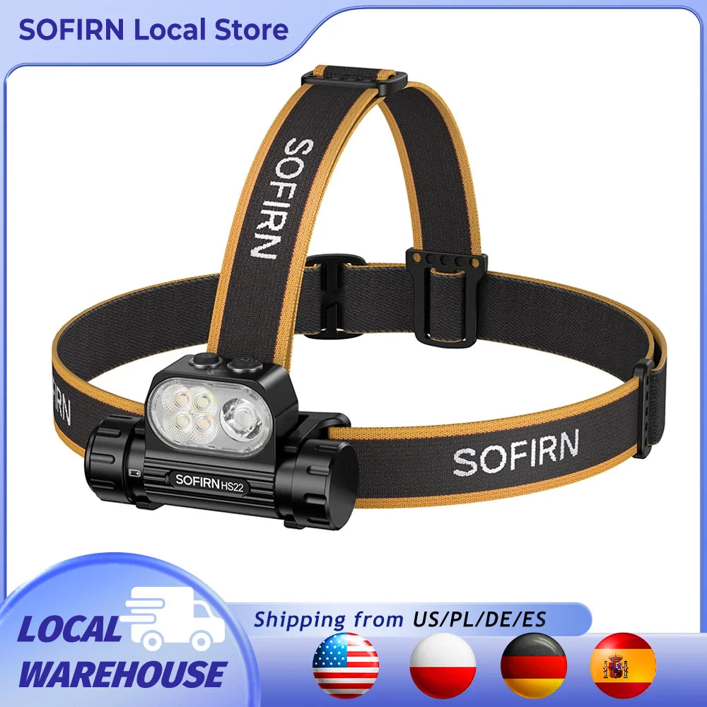 Sofirn HS22 Adjustable Color Temperature LED Headlamp With Dual Switch