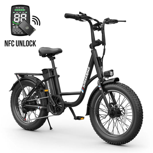 Spacewalk Fat Tire Electric Bike With Removable Battery