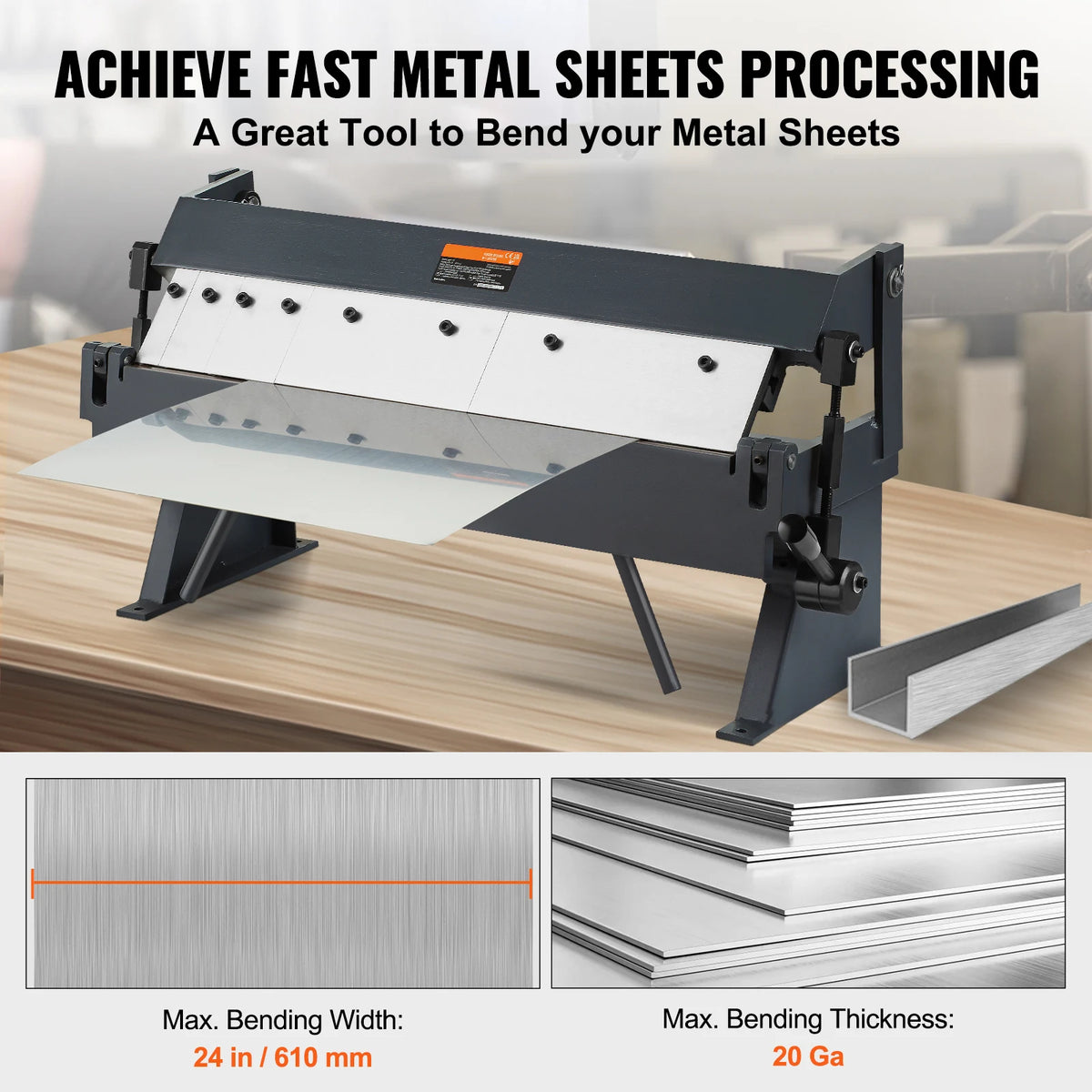 SucceBuy Industrial Sheet Metal Box And Pan Brake Bender