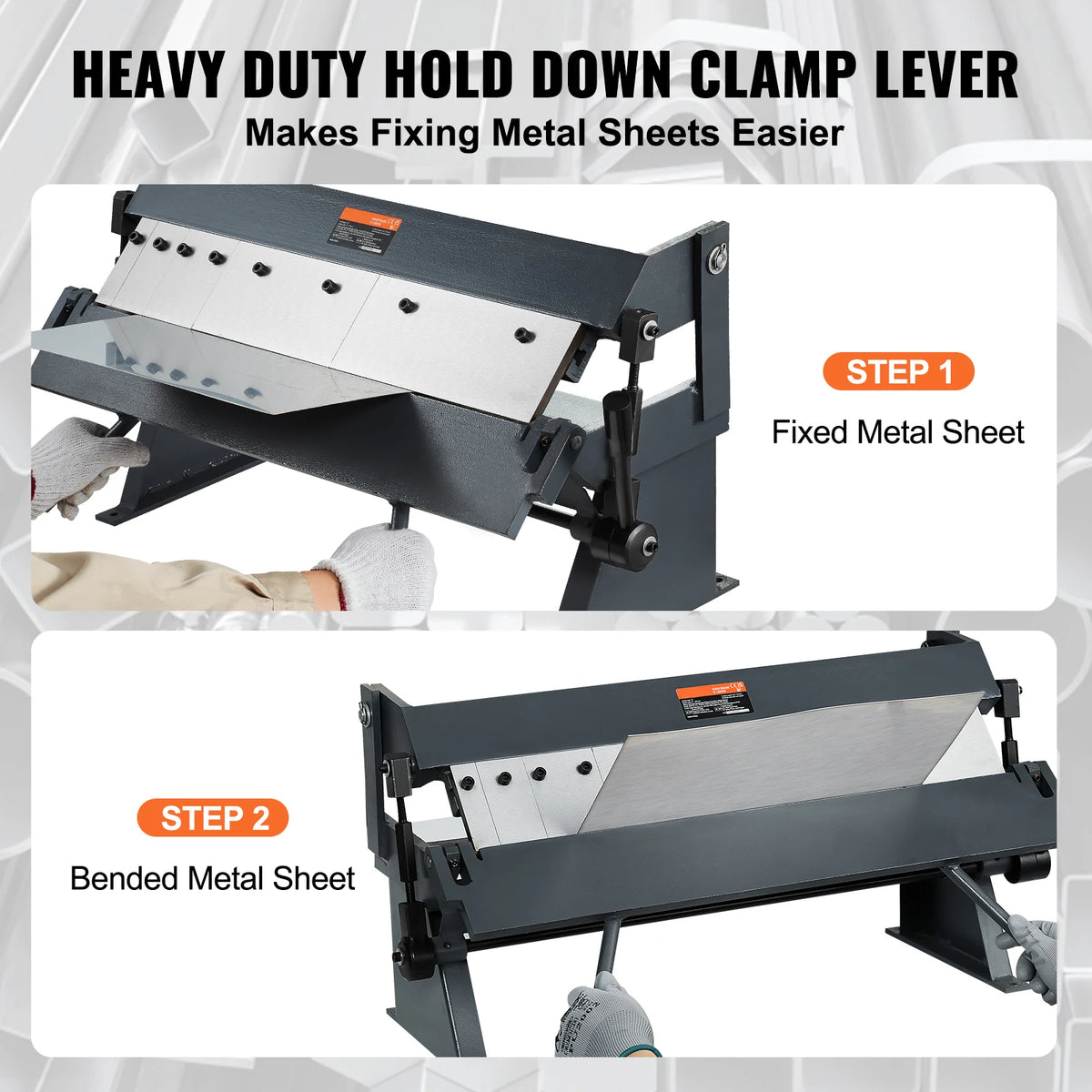 SucceBuy Industrial Sheet Metal Box And Pan Brake Bender