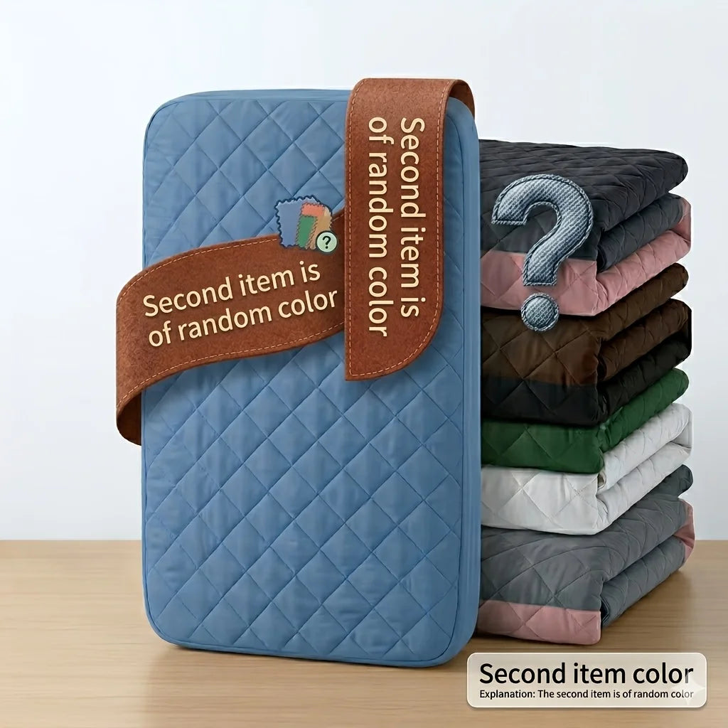 Quilted Waterproof Mattress Cover With Breathable Stain Resistant Fabric