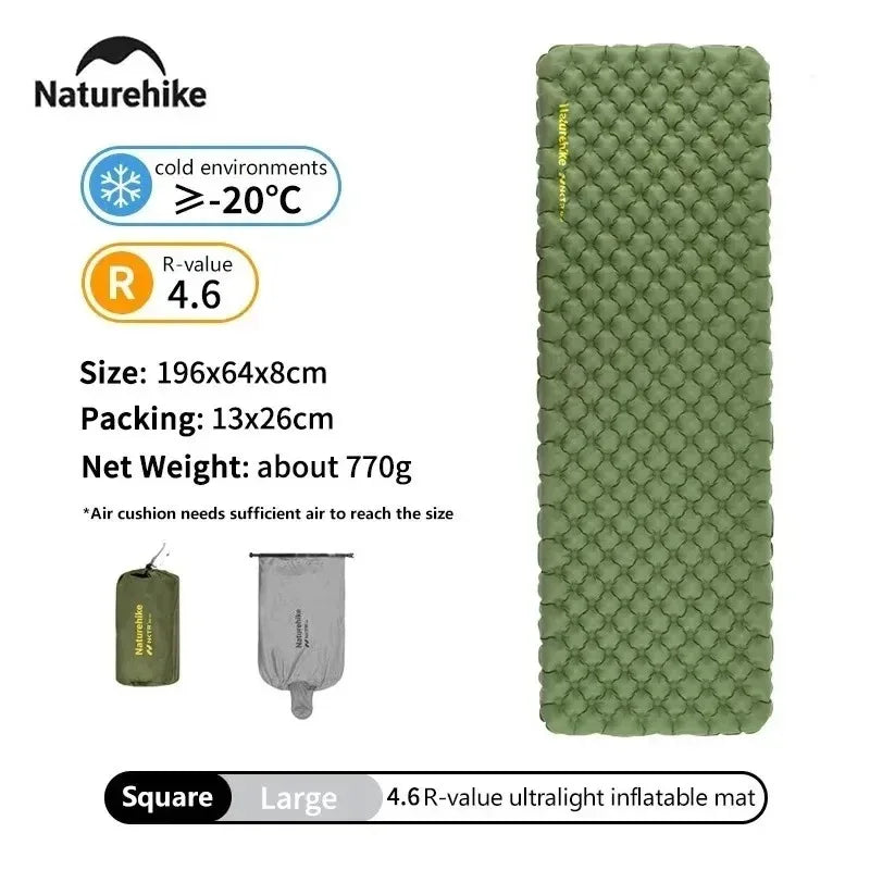 Naturehike Ultralight R4.6 Insulated Inflatable Sleeping Pad