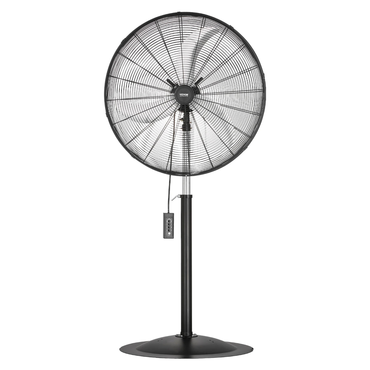 SucceBuy Industrial Oscillating Pedestal Fan With Remote Control