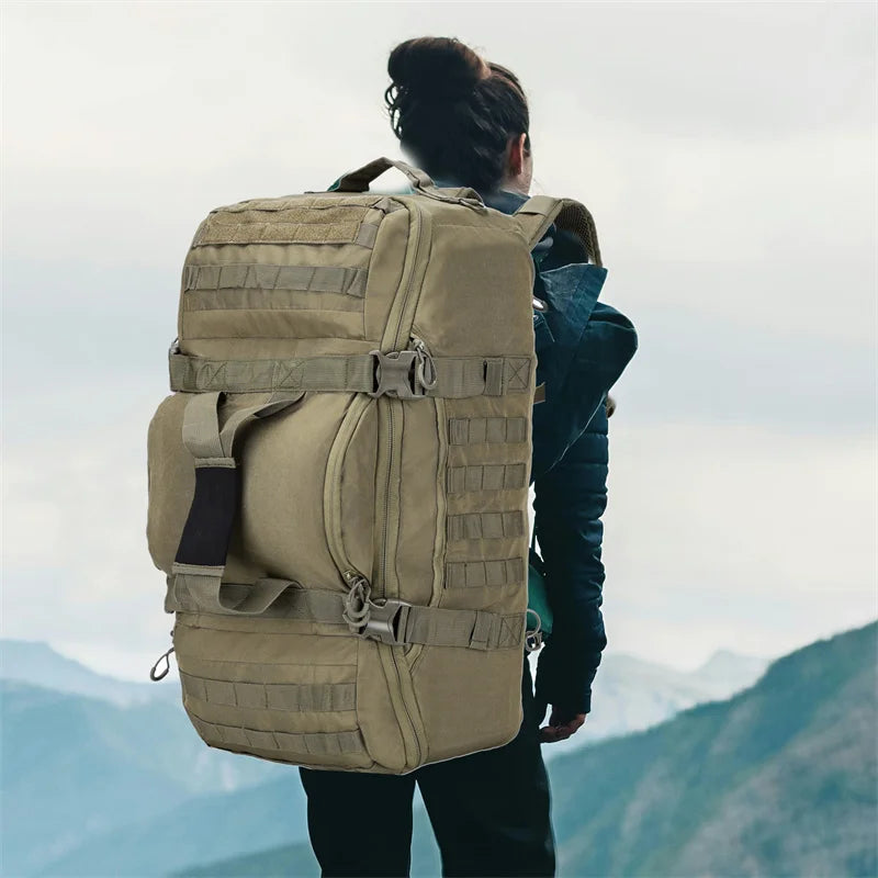 LQARMY Tactical Outdoor Backpack For Hiking Camping And Travel