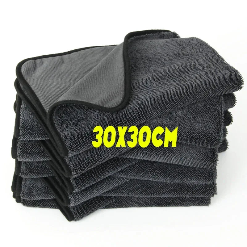 Professional Microfiber Car Wash Towels Fast Drying And Ultra Absorbent Cloths