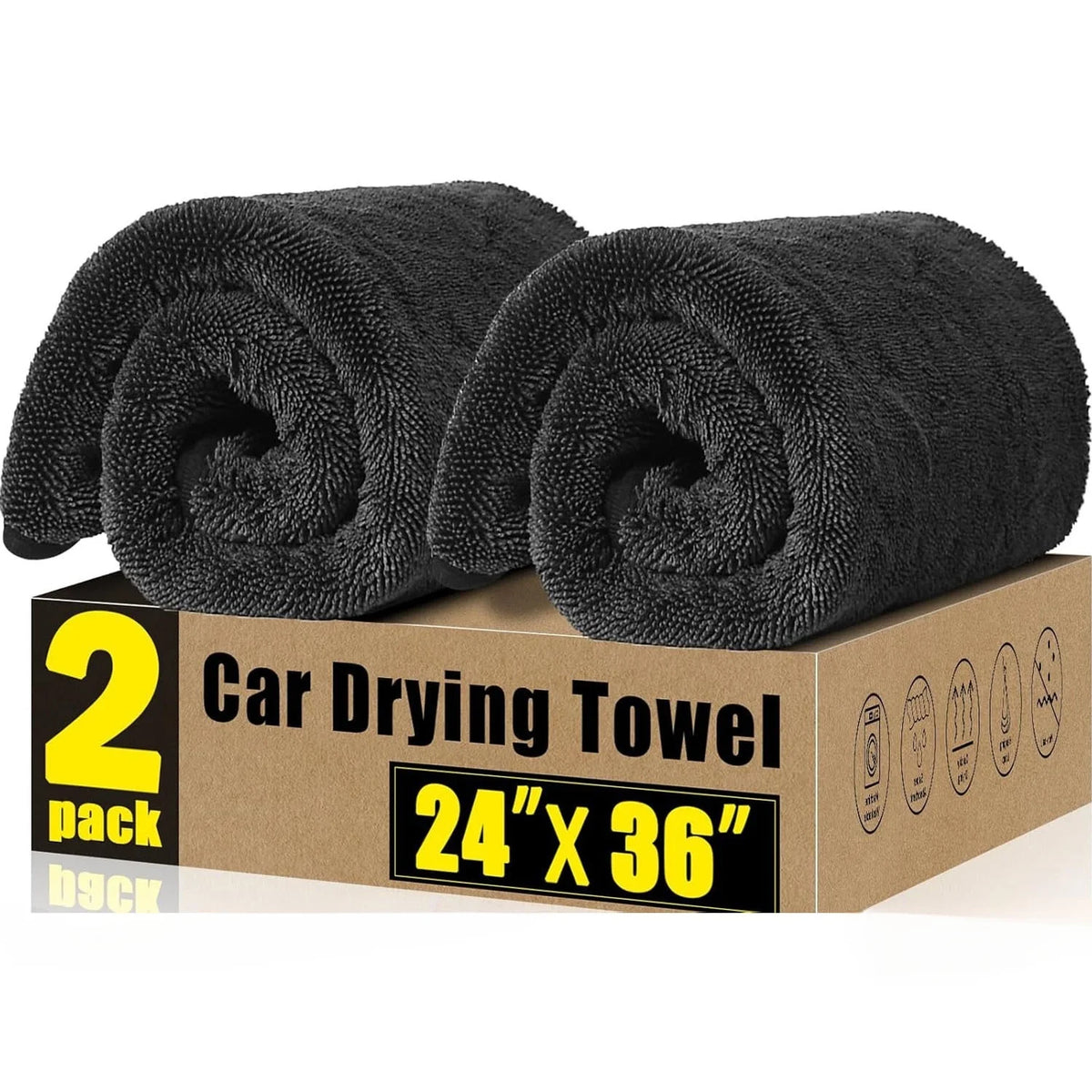 Professional Microfiber Car Wash Towels Fast Drying And Ultra Absorbent Cloths