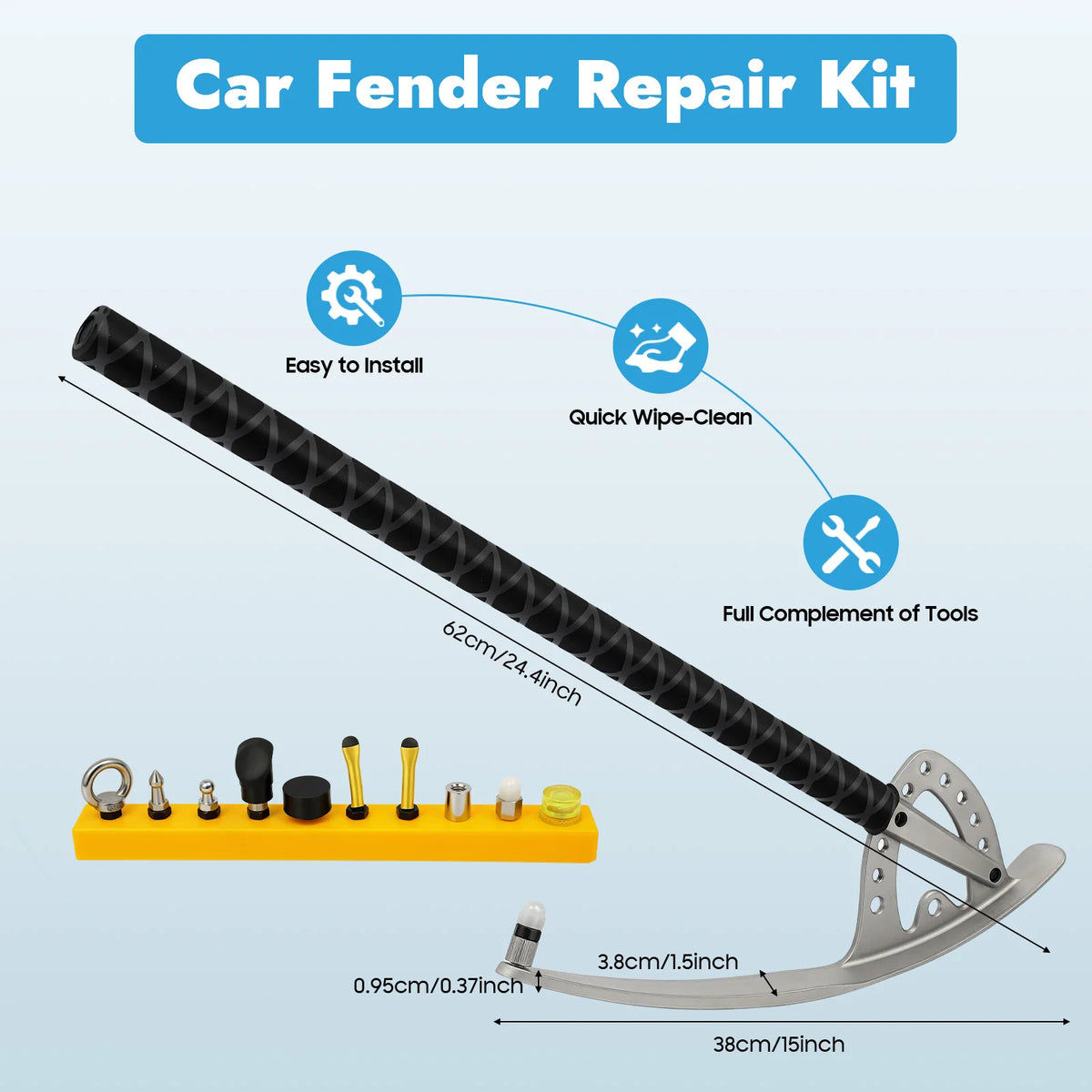 Bymaocar M8 Thread Fender Dent Removal Repair Tool Kit