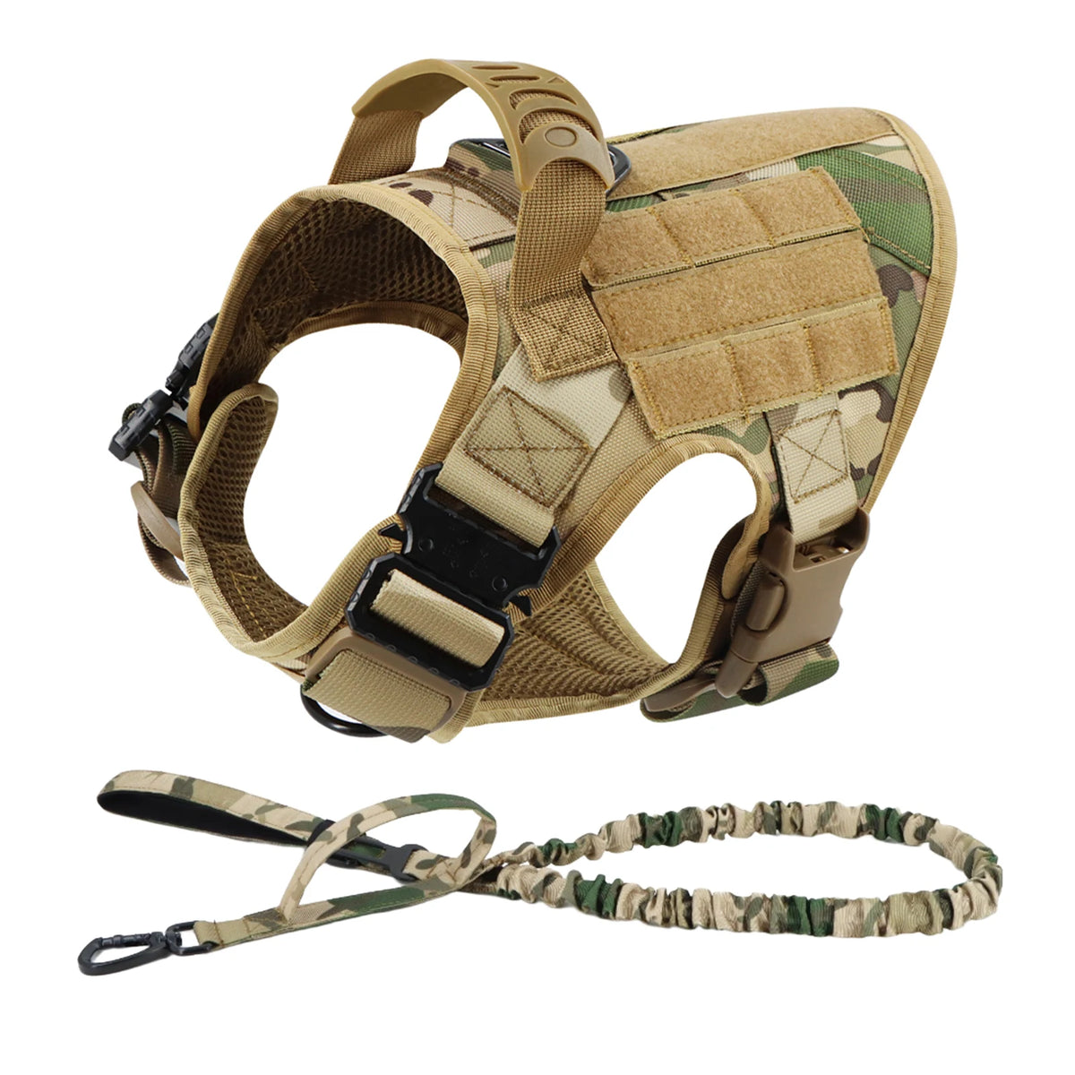 Petravel Padded Nylon Dog Harness And Leash Set Quick Release