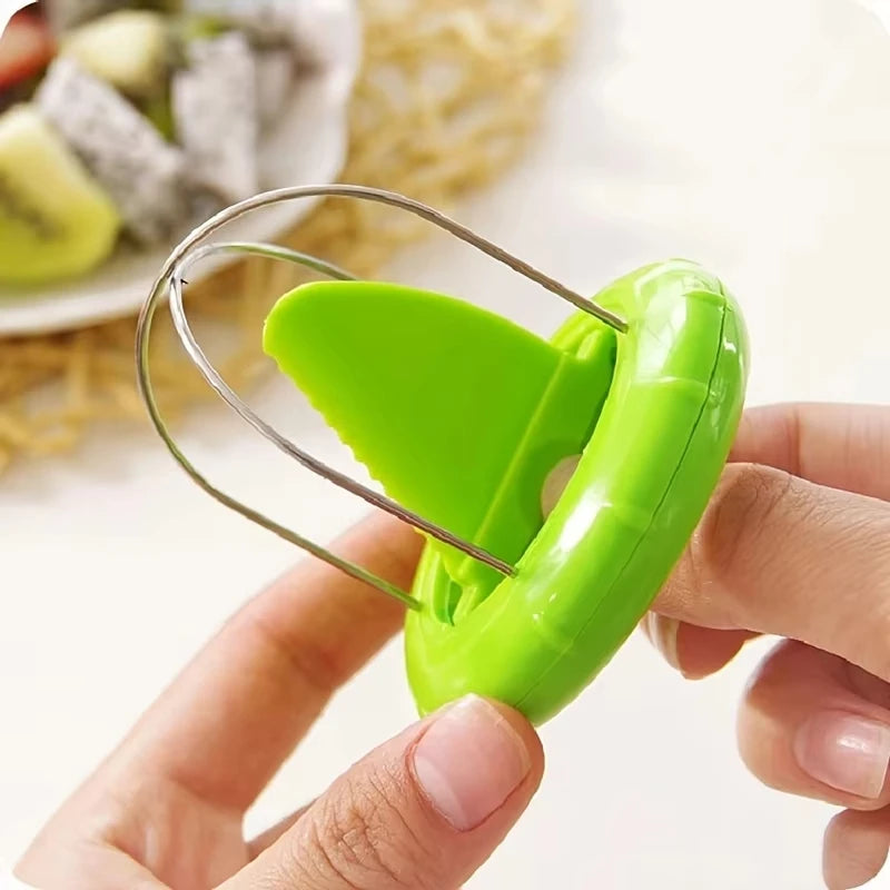 Stainless Steel Kiwi Peeler And Fruit Slicing Kitchen Tool