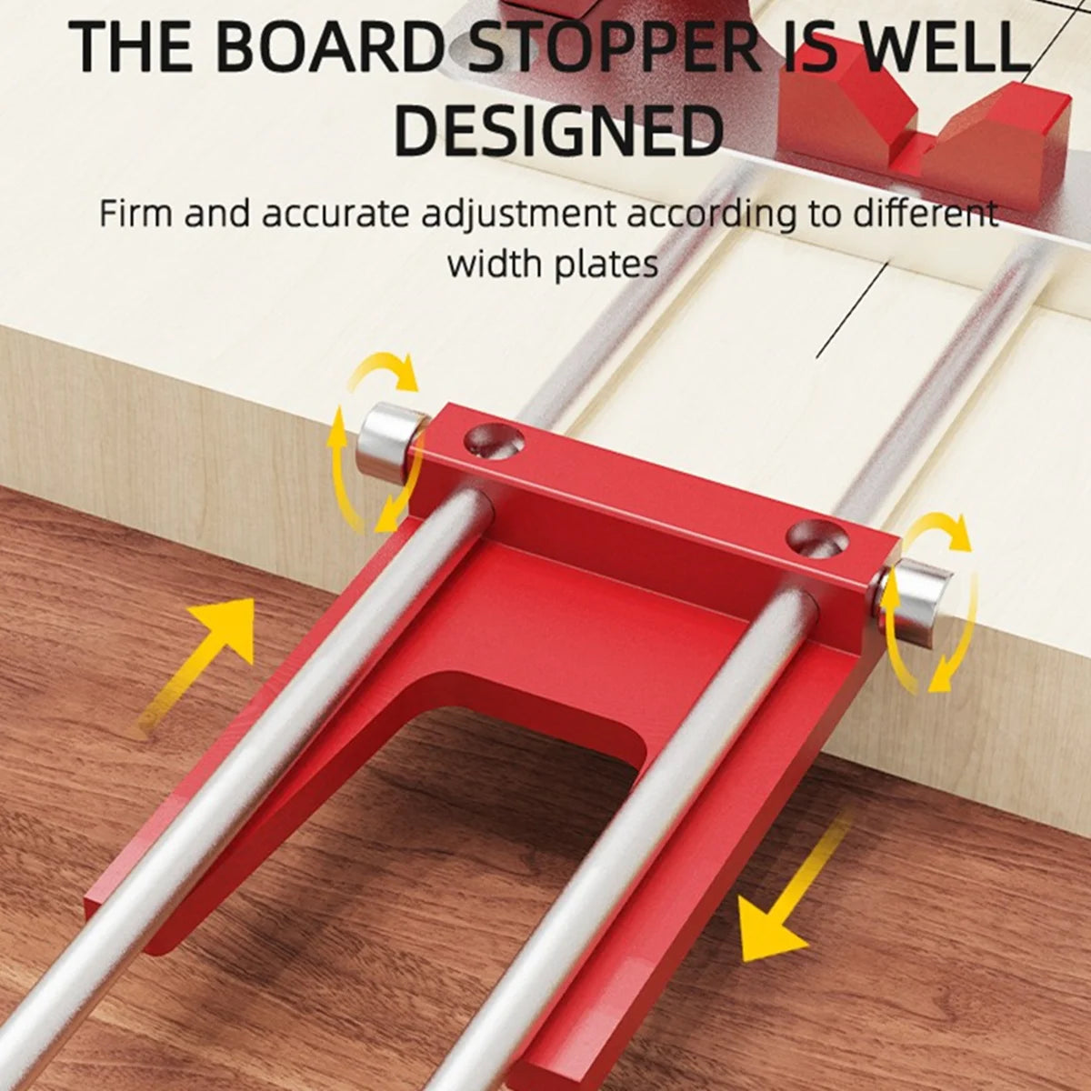 ENJOYWOOD Adjustable Aluminum Drill Guide for Precise Woodworking