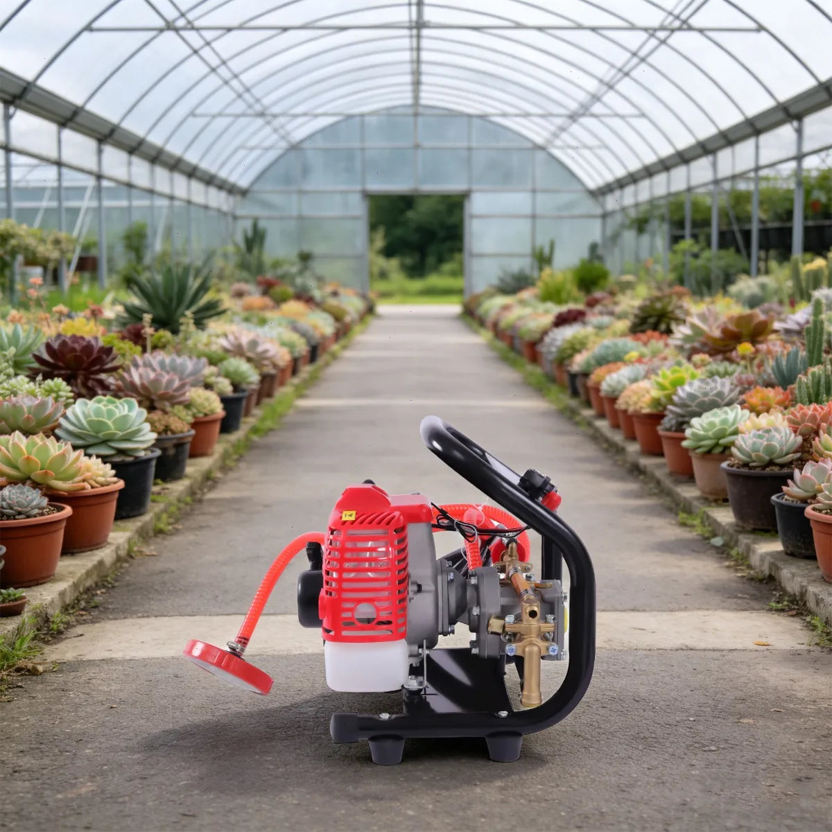 High Pressure Sprayer, Portable Sprayers, Two-Stroke Engine, Garden Agricultural Spraying, Car Washing, Orchard, Adjustable Nozzle, Powerful Durable Performance, Easy Start Machine, Handheld