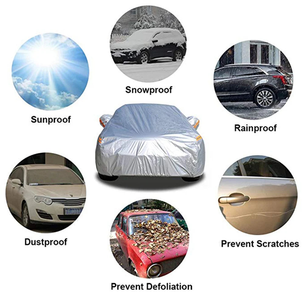 Outdoor Car Cover With UV Dust And Scratch Protection