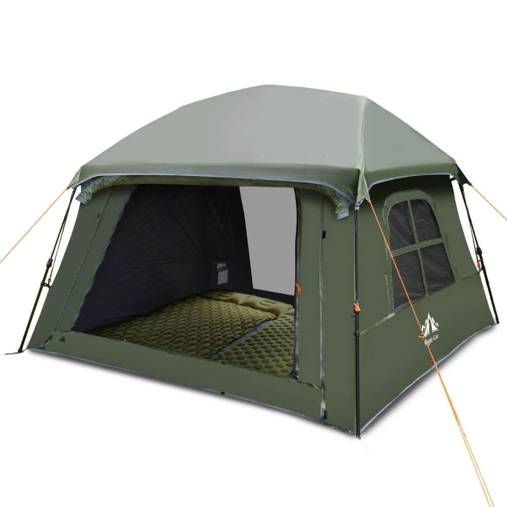 Night Cat Pop Up Blackout Waterproof Camping Tent With Rainfly