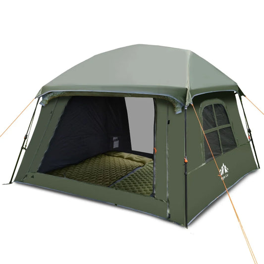 Night Cat Pop Up Blackout Waterproof Camping Tent With Rainfly