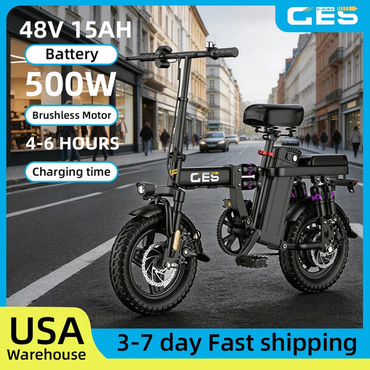 Uplee Ge5 Folding Electric Bicycle 250W Motor Adults Commuter