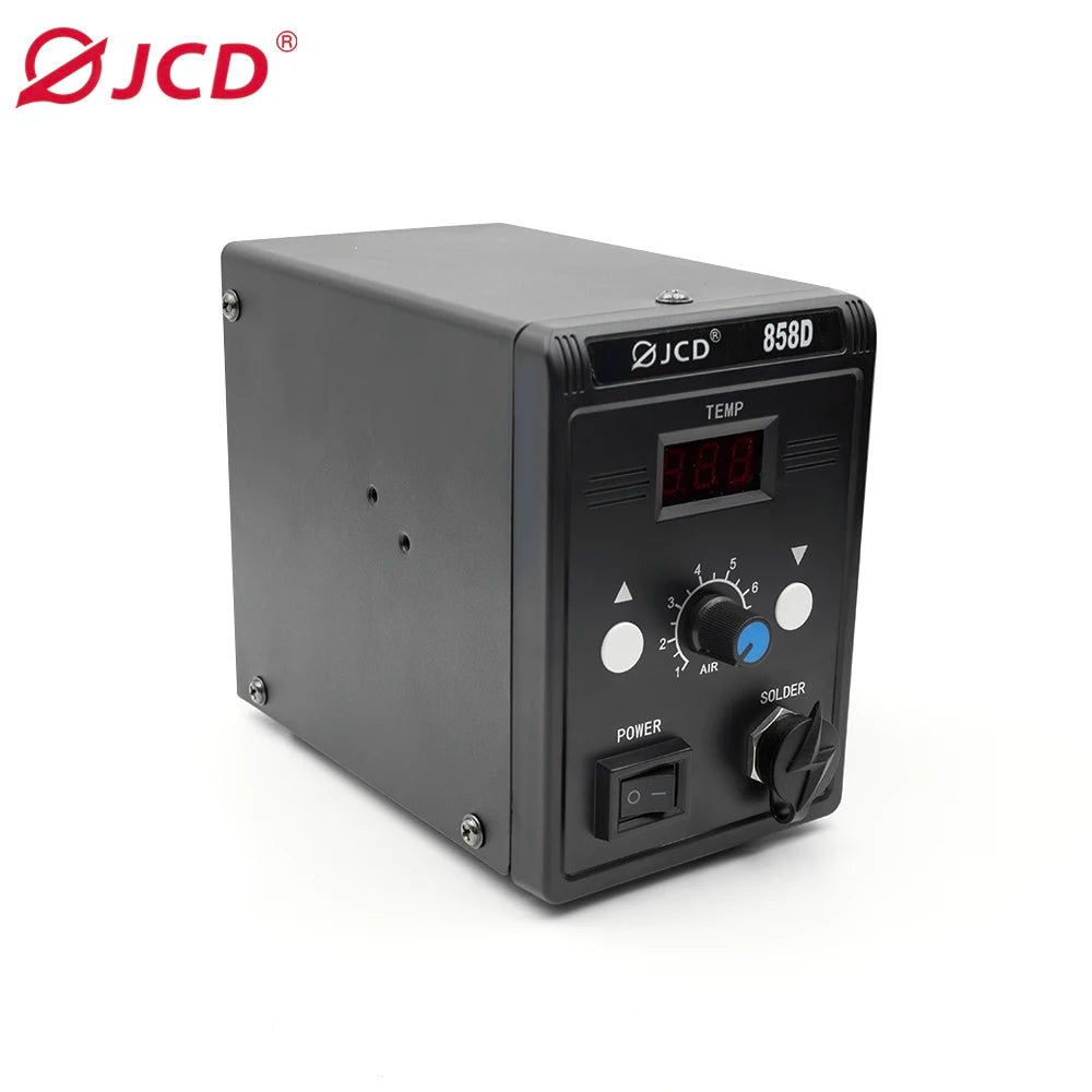 JCD 858D Digital Hot Air Rework Soldering Station for Electronics