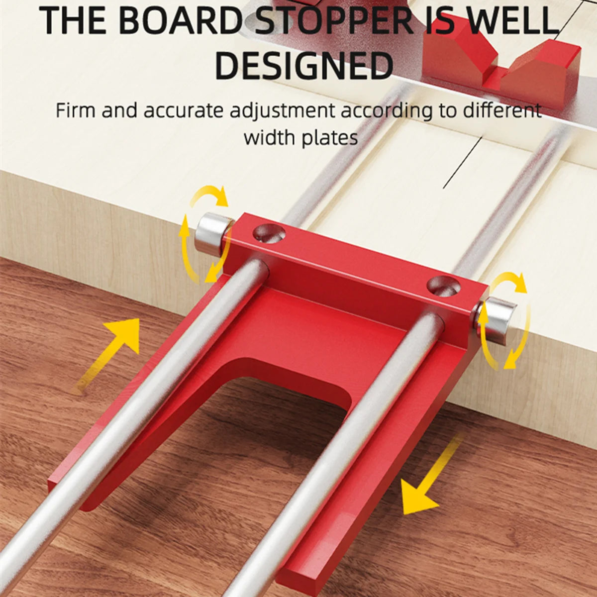 ENJOYWOOD Adjustable Aluminum Drill Guide for Precise Woodworking