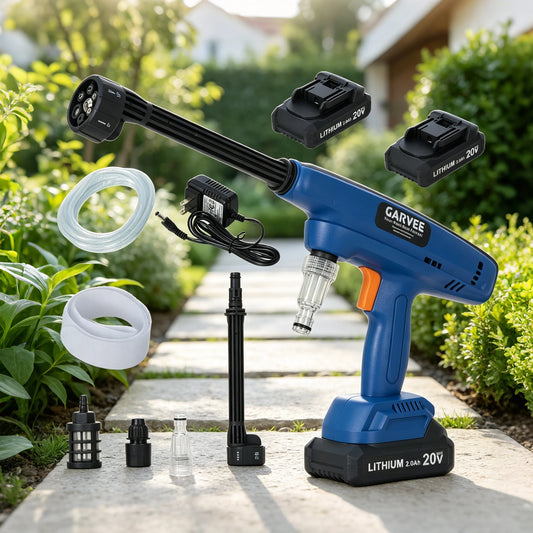 HiMISS Cordless Pressure Washer With 2 Batteries And 6-In-1 Nozzle