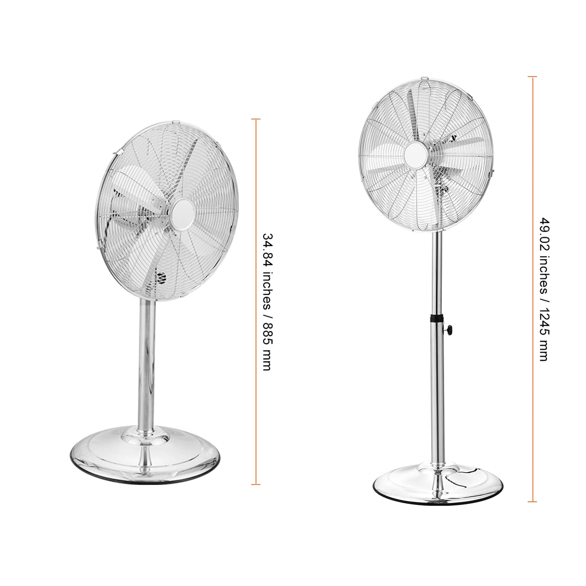 SucceBuy Industrial Oscillating Pedestal Fan With Remote Control