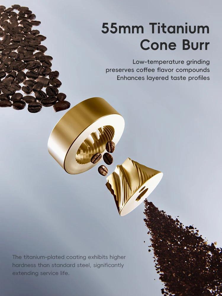 Starseeker Electric Burr Coffee Grinder Stepless Adjustment Espresso