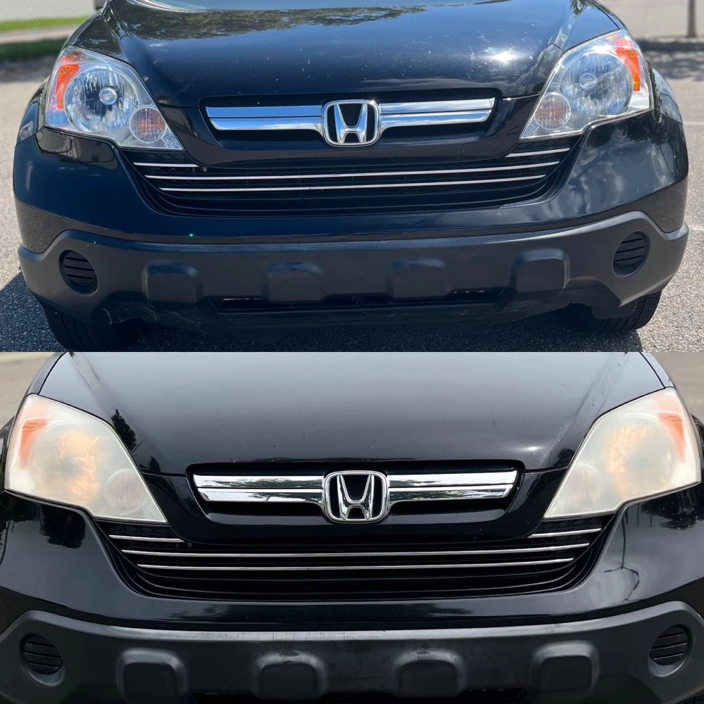 Headlight Restoration Kit With Polymer Polish And Cleaner