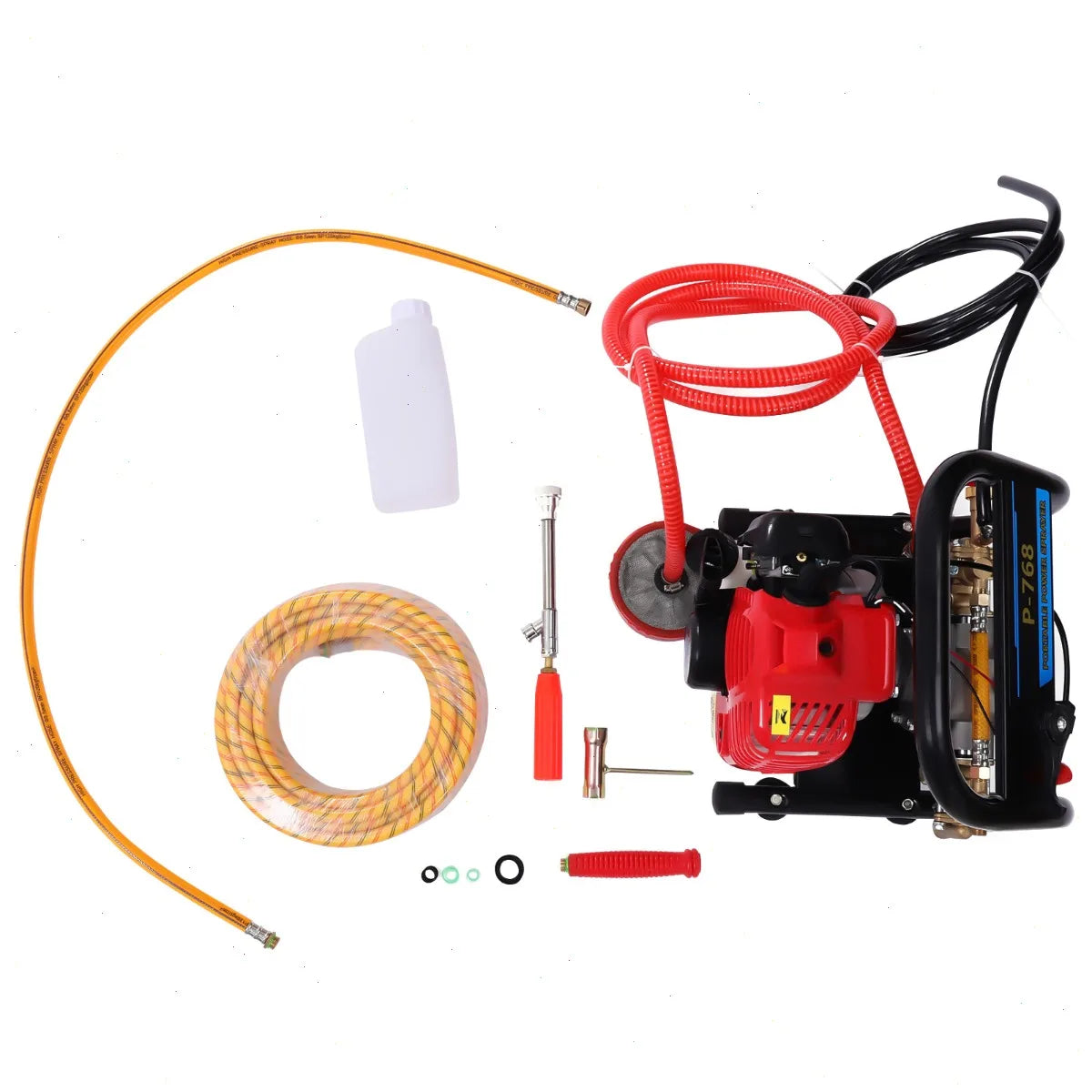 High Pressure Sprayer, Portable Sprayers, Two-Stroke Engine, Garden Agricultural Spraying, Car Washing, Orchard, Adjustable Nozzle, Powerful Durable Performance, Easy Start Machine, Handheld